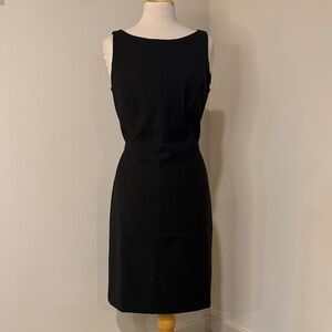 White House Black Market Classic Black Backless Dress